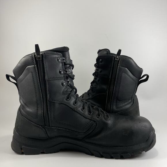 Danner Lookout EMS/CSA Side-Zip 8" Non-Metallic Toe NMT Boot Mens Size 10.5 D - Picture 4 of 12